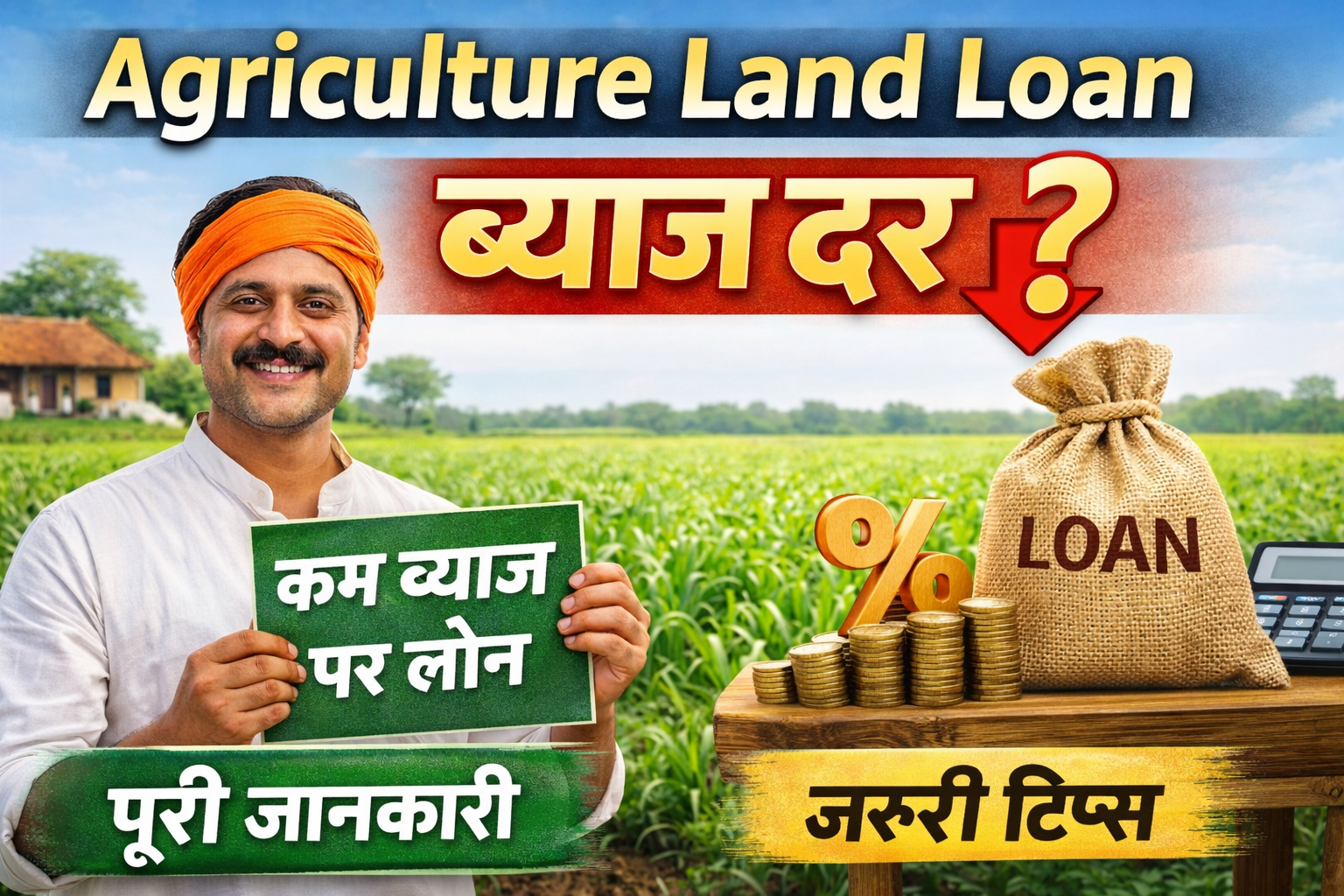 Agriculture Land Loan Interest Rate