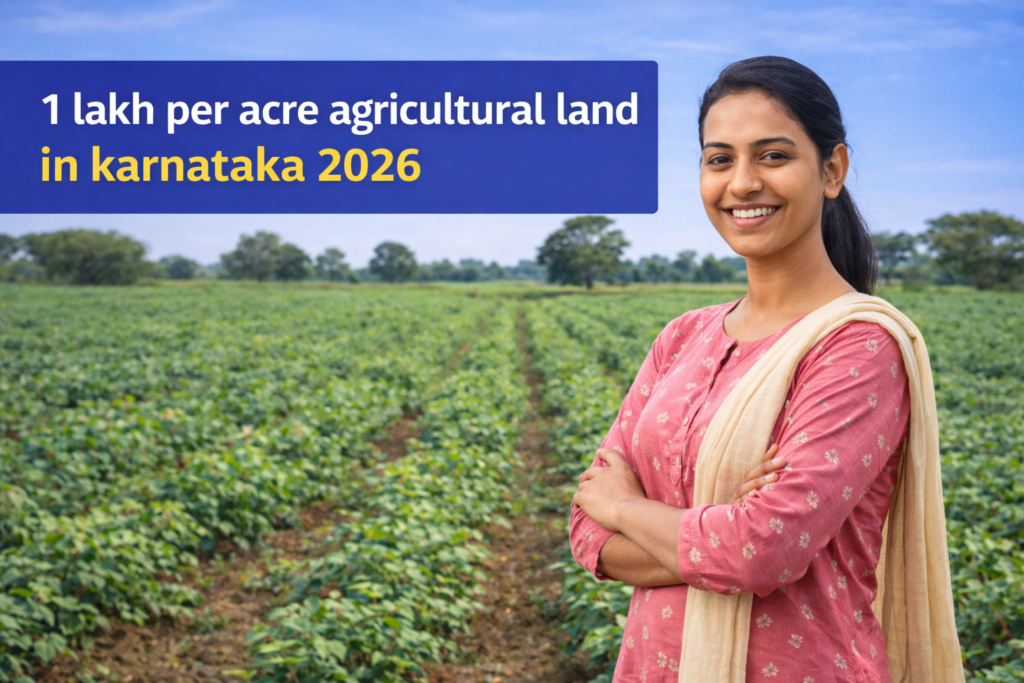 1 lakh per acre agricultural land 